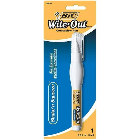 Wite Out Correction Shake N Sqeeze Pen - 1 Ea, 3 Pack