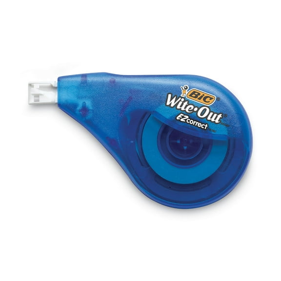 Wite-out Ez Correct Correction Tape Value Pack, Non-refillable, Blue/orange Applicators, 0.17" X 472", 18/pack