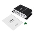 thumbnail image 1 of With 12V3A Power+Audio Cable MINI Digital Hi-Fi Car Power Amplifier 2.1CH Digital Subwoofer Stereo Audio Player, 1 of 7