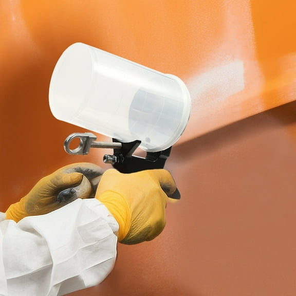 With 2* 1000ml Cups Adjustable Trigger Aluminum Alloy, Brass, And PP Handheld Air-powered Gel Coat Spray Gun