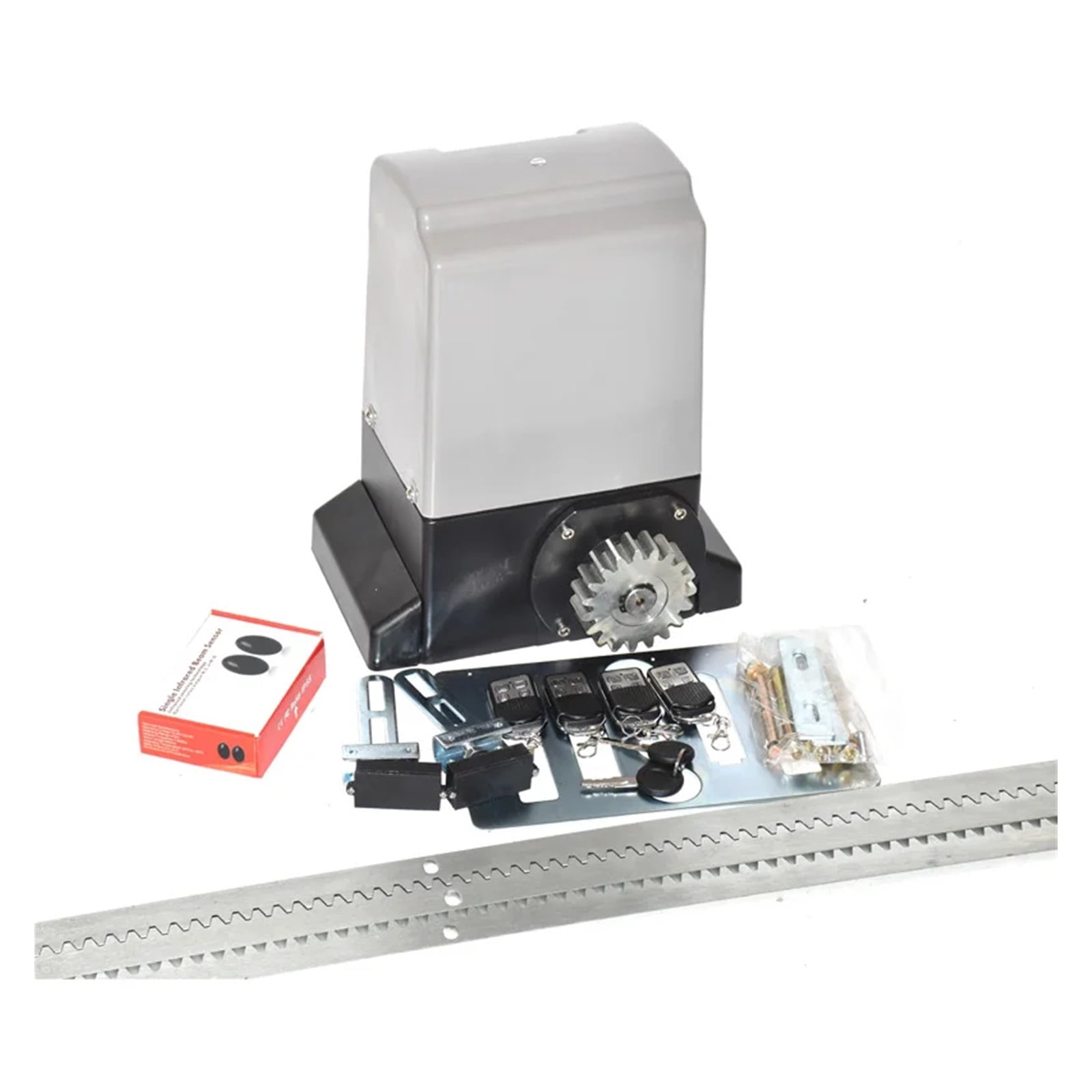 With 4m Or 5m Steel Metal Rails Heavy Duty Automatic AC Sliding Gate ...