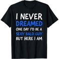 thumbnail image 1 of With A Body Like This Who Needs Hair Funny Bald Head Humor T-Shirt mens t shirt，black，women，funny，misfits，men，journey, 1 of 4