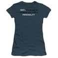 thumbnail image 1 of - With A Personality - Juniors Teen Girls Cap Sleeve Shirt - XX-Large, 1 of 2
