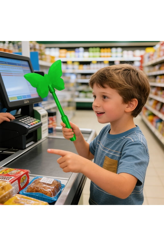With A Wand Contactless Payment Card Wand - Star Design RFID Secure Tap-to-Pay Keychain | Encrypted NFC Payment Tool for Instant Transactions