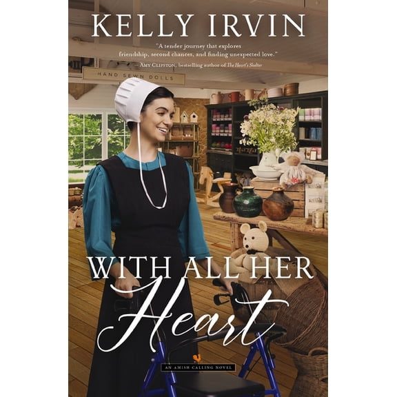 With All Her Heart: Heartfelt Friends-To-Lovers Amish Romance, (Paperback)