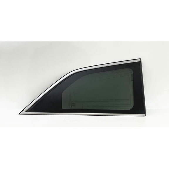 With Antenna Style Passenger Right Side Quarter Window Quarter Glass Compatible with Honda Odyssey 2011-2017 Models