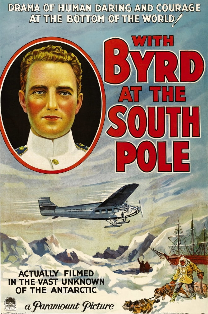 With Byrd At The South Pole Canvas Art - (11 x 17)