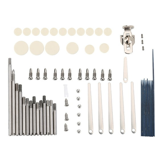 Clarinet Maintenance Tools, wirh Pads with Fixing Screws Finger Rest Metal Replacement for enthusiasts professdionals