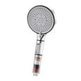 thumbnail image 1 of Ruhiku GW Shower Head with Handheld, 5 Modes High Pressure Handheld Shower Head, Tool-free Install, Hard Water Filtered Shower Head for Kids Elderly, Silver, 1 of 8