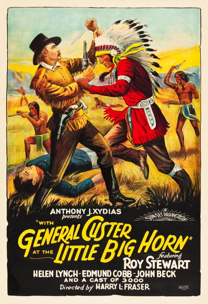 With General Custer At Little Big Horn Canvas Art - (24 x 36)