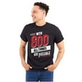 thumbnail image 1 of With God All Things Are Possible Men's Graphic T Shirt Tees Brisco Brands S, 1 of 6