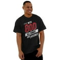 thumbnail image 1 of With God All Things Are Possible Men's Graphic T Shirt Tees Brisco Brands S, 1 of 6