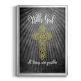 thumbnail image 1 of With God Gold Premium Classic Framed Print - Ready to Hang, 1 of 9