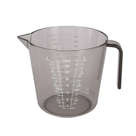Water Bottle With Straw And Handle, With Graduated Transparent Measuring Cup Thickened Measuring Cup Cylinder 150/300/600/1000ml Scale Cup