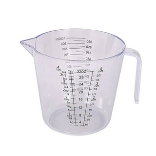 Baluue 10ml Lab Graduated Measuring Cup with Spout Wide Mouth Glass Conical Beaker Liquid Dispenser Measuring Cylinder Experiment Tool for School