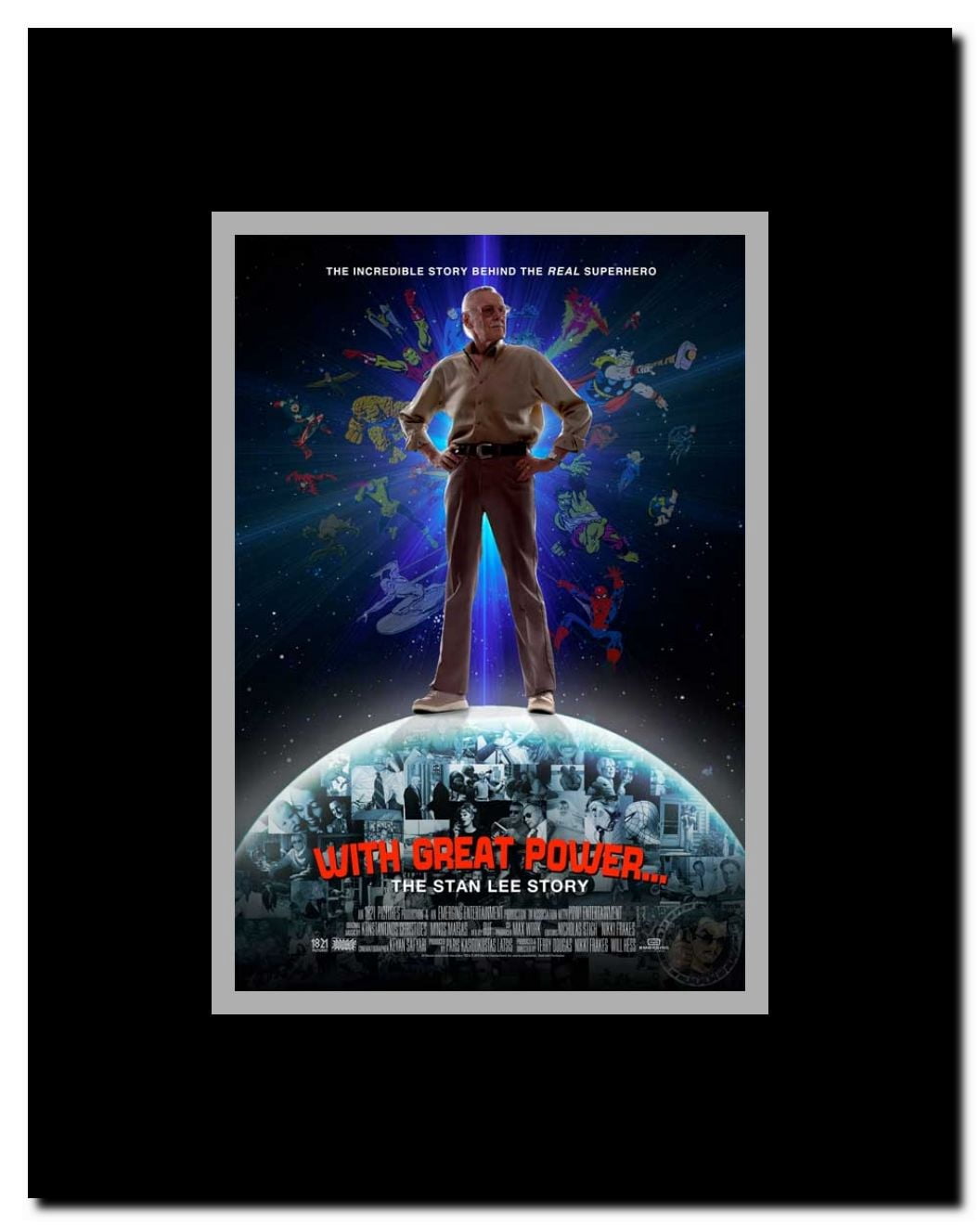 With Great Power: The Stan Lee Story Framed Movie Poster