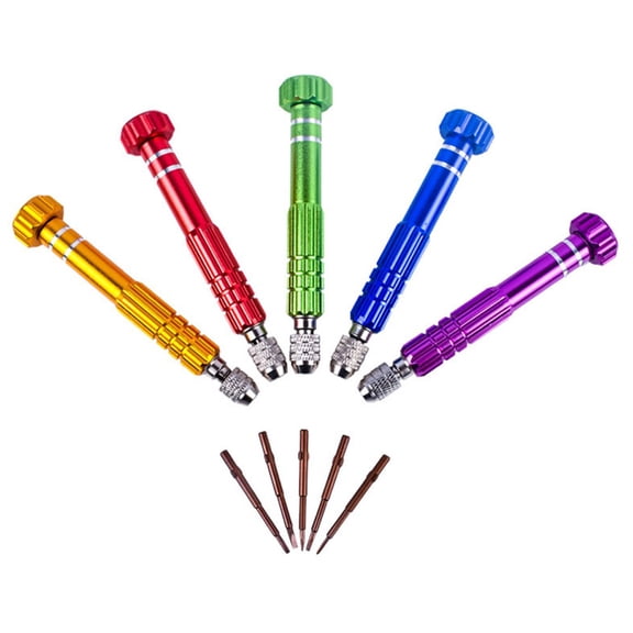 With Handle Screwdriver Screwdriver For Phone Repairing Open Tools Kit Precision Screwdriver Screwdriver 5 In 1 Green Fangkenuo