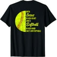 thumbnail image 1 of With Jesus In Her Heart Softball T-Shirt, 1 of 3