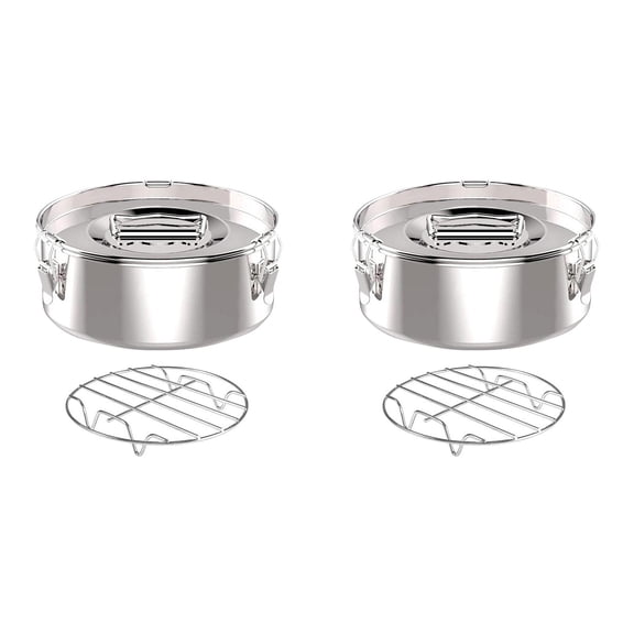 With Lid Stainless Steel Pan With Handle Large Capacity Portable Round Cake Baking Maker For Cheese Cake Chocolate Cupcake