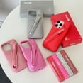 thumbnail image 1 of With Lip Gloss Phone Case for iPhone 17 16 15 14 13 12 11 Pro Max Plus Lipstick Silicone Toast Espresso Ribbon Box Cover, 1 of 17