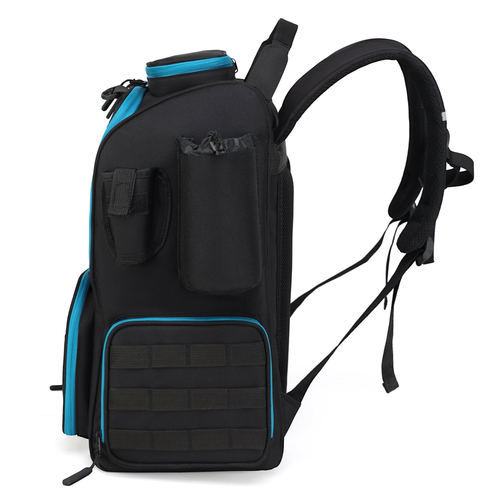 With Lixada Fishing Backpack Waterproof Fishing Tackle Storage Bag With 4 Trays And Rain Cover