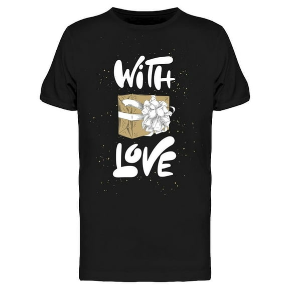 With Love Gift Graphic Tee Men's -Image by Shutterstock
