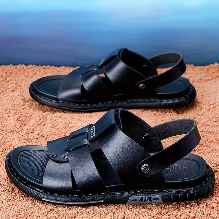 【MODERNIF】Our Leather Slippers Amazon.com | XUEMML Leather Slippers For Men Indoor Outdoor