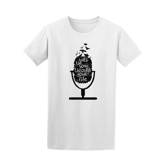With Song Through Your Life Tee Men's -Image by Shutterstock
