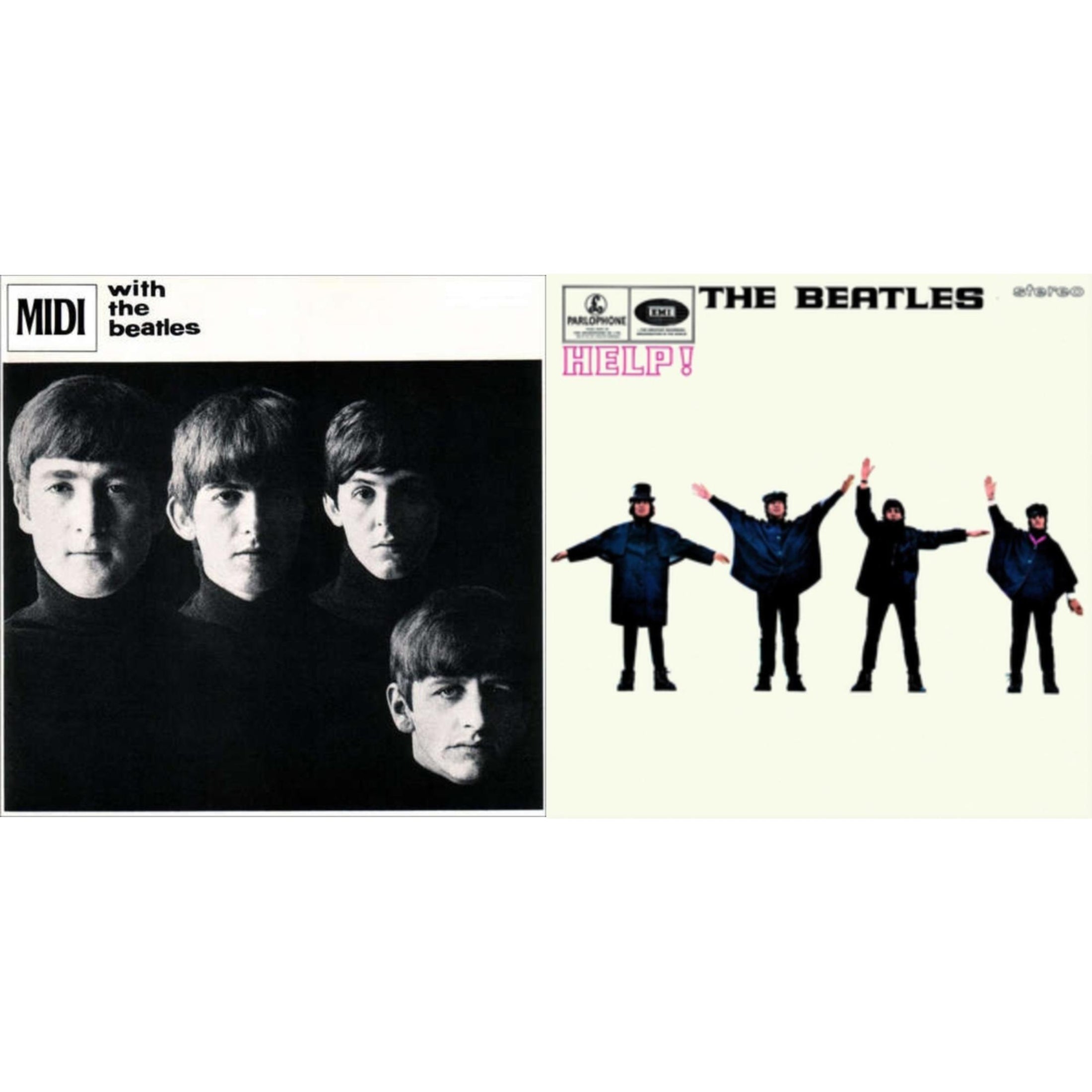 With The Beatles & Help [LP Vinyl Bundle] - Walmart.com