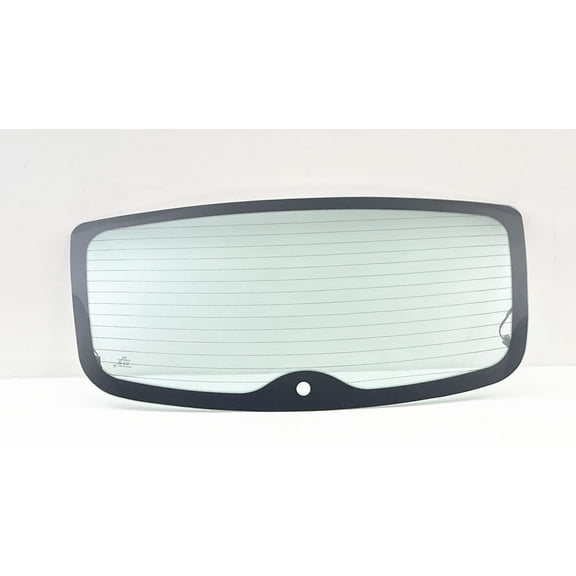 With Wiper Hole Style Heated Back Window Back Glass Compatible with Hyundai Accent 2 Door Hatchback 2007-2011 Models