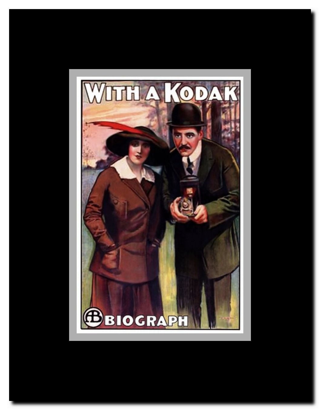 With a Kodak Framed Movie Poster