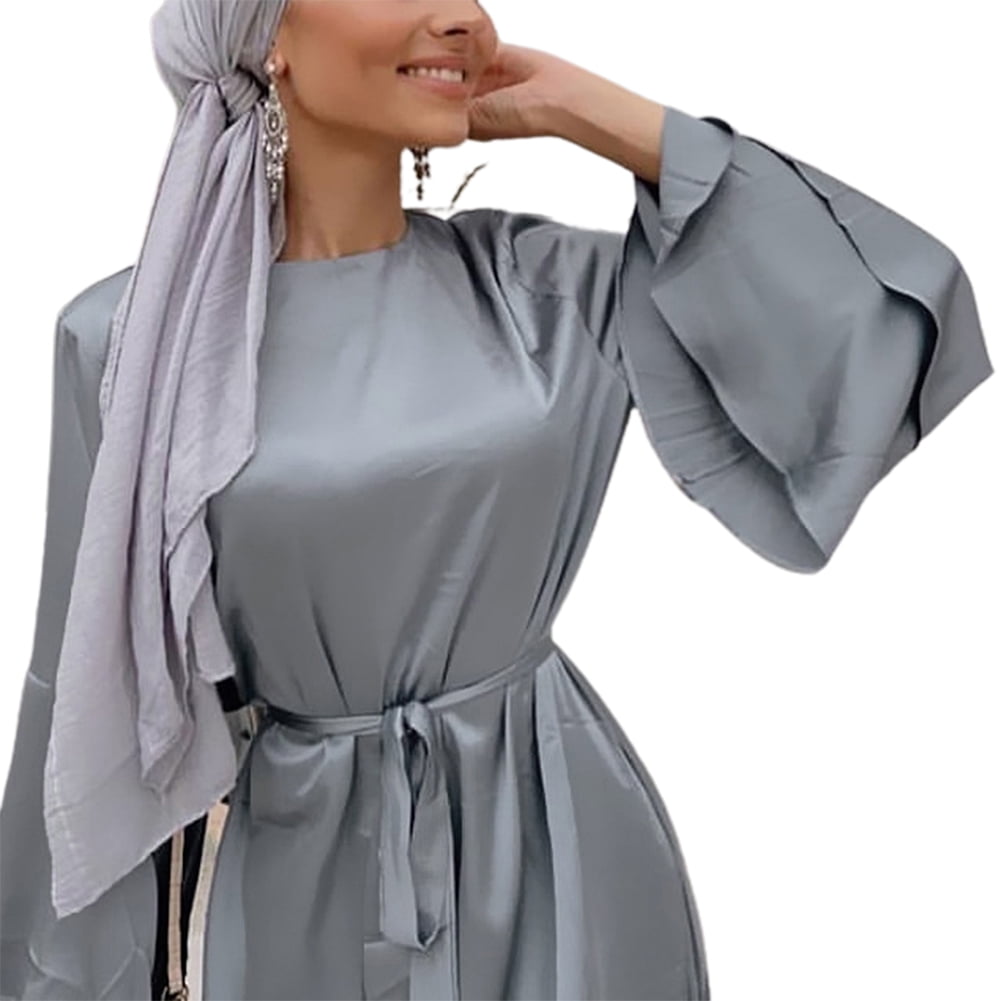 With video) Gray S Middle Eastern Turkish Solid Color Large