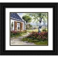 thumbnail image 1 of Withaar, Reint 13x12 Black Ornate Wood Framed with Double Matting Museum Art Print Titled - A colourful garden, 1 of 4