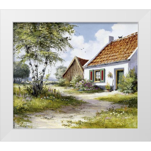 Withaar, Reint 13x12 White Modern Wood Framed Museum Art Print Titled - Sommer