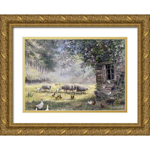 Withaar, Reint 14x11 Gold Ornate Wood Framed with Double Matting Museum Art Print Titled - Tradionally II