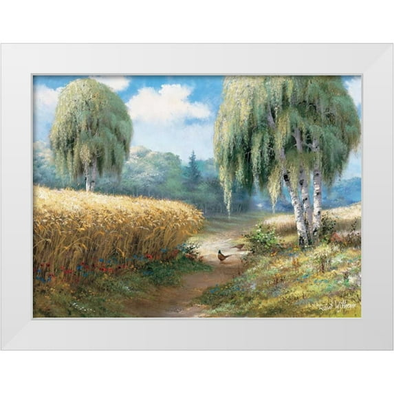 Withaar, Reint 14x11 White Modern Wood Framed Museum Art Print Titled - Pheasants