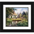 thumbnail image 1 of Withaar, Reint 17x15 Black Ornate Wood Framed with Double Matting Museum Art Print Titled - At the creek, 1 of 4