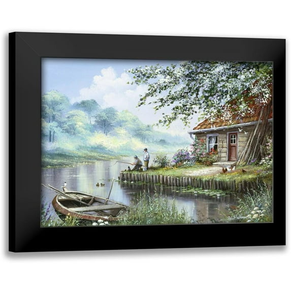 Withaar, Reint 18x14 Black Modern Framed Museum Art Print Titled - Sandway II