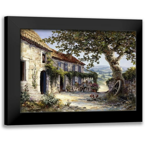 Withaar, Reint 24x18 Black Modern Framed Museum Art Print Titled - French farm
