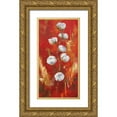 thumbnail image 1 of Withaar, Rian 11x18 Gold Ornate Wood Framed with Double Matting Museum Art Print Titled - COTTON II, 1 of 4