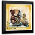 thumbnail image 1 of Withaar, Rian 12x12 Black Modern Framed Museum Art Print Titled - Bear feat, 1 of 5