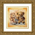 thumbnail image 1 of Withaar, Rian 26x26 Gold Ornate Wood Framed with Double Matting Museum Art Print Titled - Bears, 1 of 4