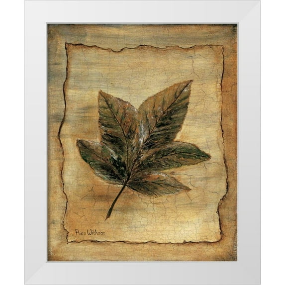 Withaar, Rian 26x32 White Modern Wood Framed Museum Art Print Titled - Autumn impression II