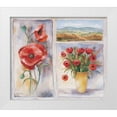 thumbnail image 1 of Withaar, Rian 30x26 White Modern Wood Framed Museum Art Print Titled - Red trio, 1 of 4