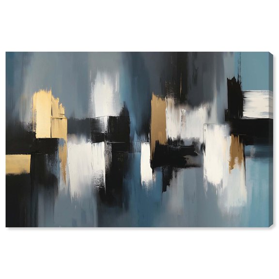Within Blues Canvas Blue Wall Art by Art Remedy, Gallery Wrapped, 45 x 30