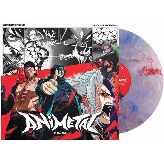 Within Destruction - Animetal    [Clear/Red/White/Blue Marble LP] - Music & Performance - Vinyl