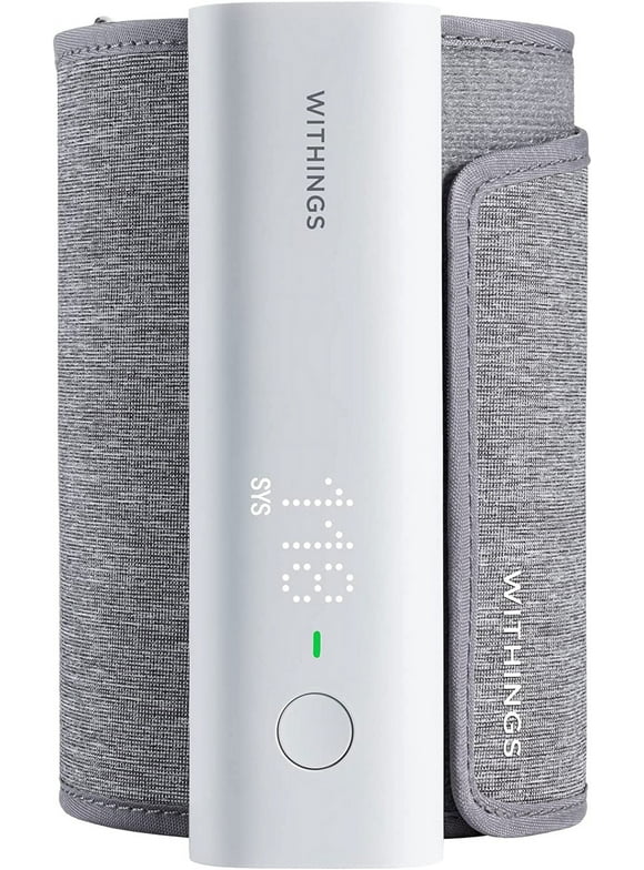 Withings BPM Connect - Digital Blood Pressure Cuff & Heart Rate Monitor - Blood Pressure Machine Arm Cuff, FDA Cleared, FSA/HSA Eligible, IOS & Android
