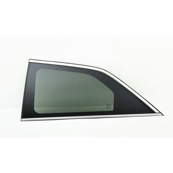 Without Antenna Style Driver Left Side Quarter Window Quarter Glass Compatible with Honda Odyssey 2011-2017 Models