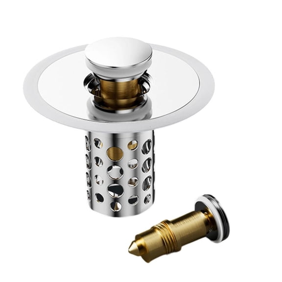 Without Clog Bathtubs Drain Plugs Bounce Stoppers Hair Catcher 1.25 1.5Inch