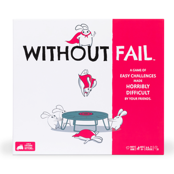 Without Fail Party Game by Exploding Kittens, 20 mins, Ages 10 and up